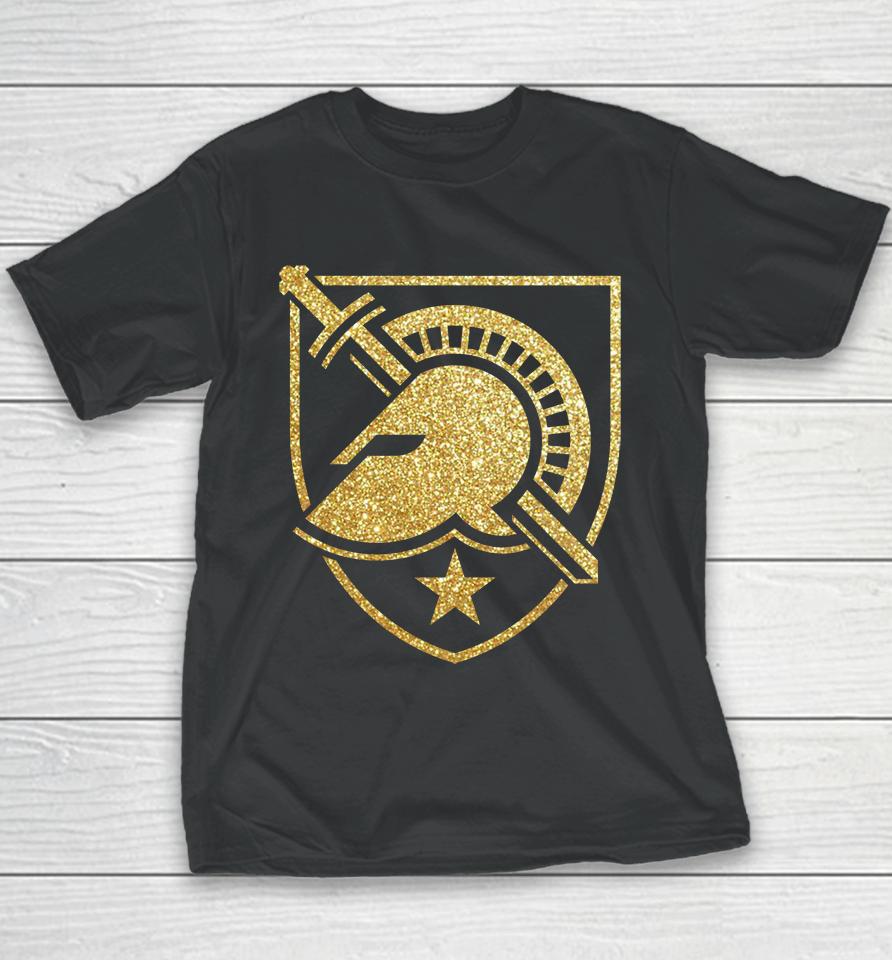 Army Black Knights 1St Armored Division Old Ironsides Rivalry Gradient Logo Two-Hit Youth T-Shirt