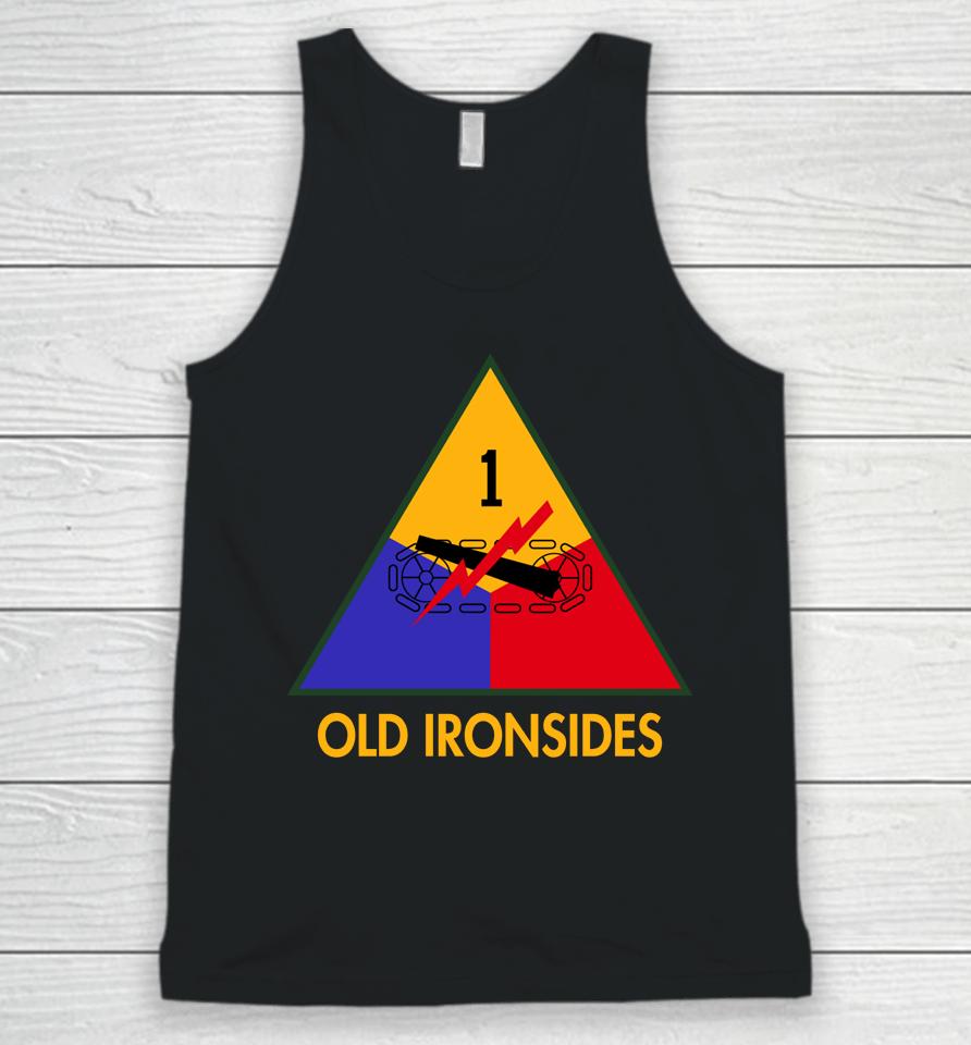 Army Black Knights 1St Armored Division Old Ironsides Rivalry Performance Two-Hit Unisex Tank Top