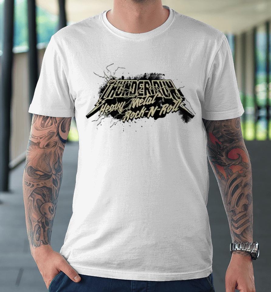 Army Black Knights 2023 Rivalry Collection Thunder Run Heavy Metal Rock N Roll Performance Premium T-Shirt