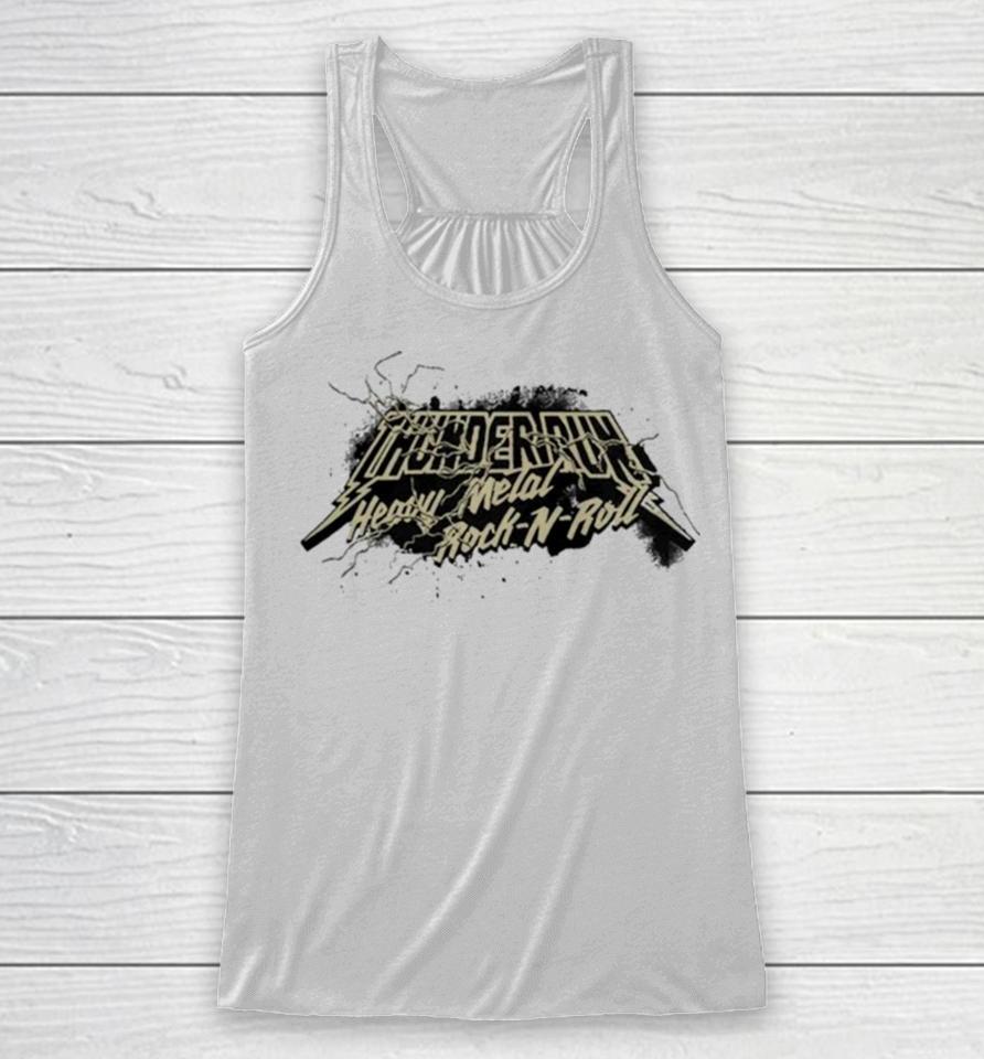 Army Black Knights 2023 Rivalry Collection Thunder Run Heavy Metal Rock N Roll Performance Racerback Tank