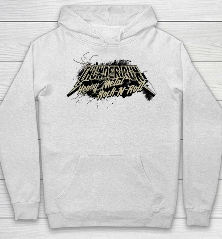 Army Black Knights 2023 Rivalry Collection Thunder Run Heavy Metal Rock N Roll Performance Hoodie