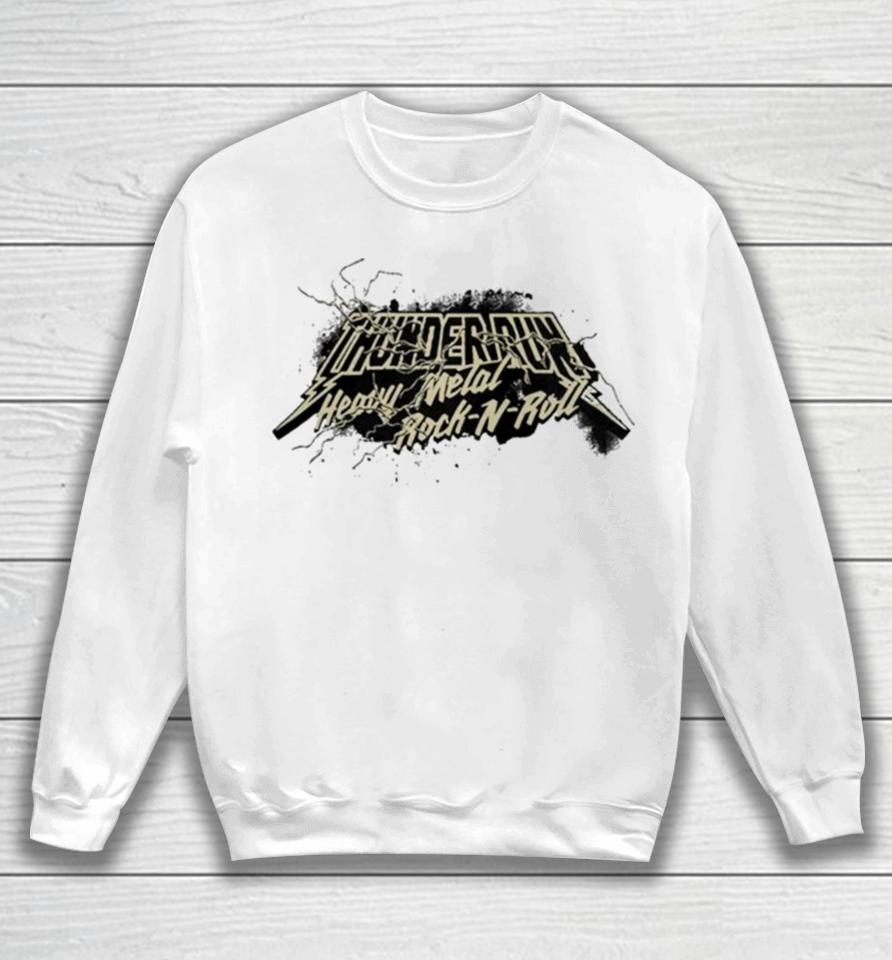 Army Black Knights 2023 Rivalry Collection Thunder Run Heavy Metal Rock N Roll Performance Sweatshirt