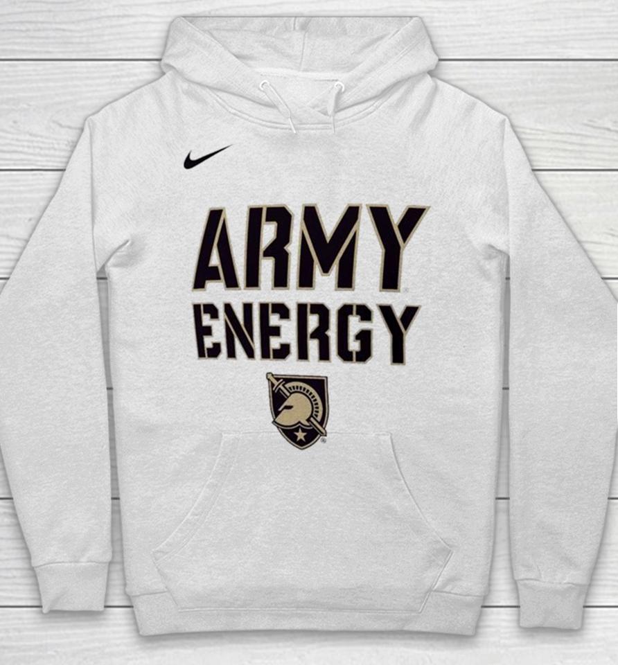 Army Black Knights 2024 On Court Bench Long Sleeve Hoodie