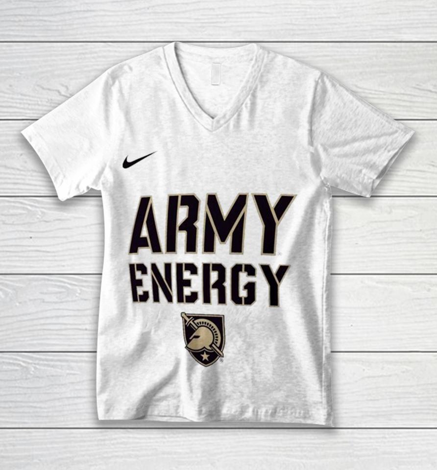 Army Black Knights 2024 On Court Bench Long Sleeve Unisex V-Neck T-Shirt