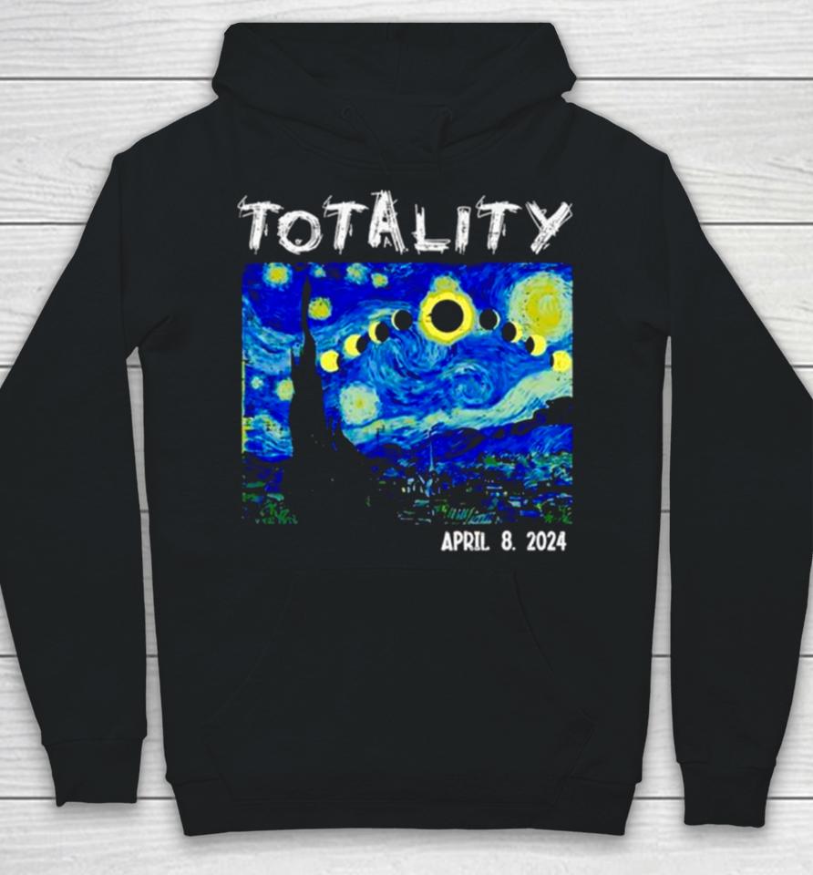 Art Solar Eclipse 2024 Totality April 8 Hoodie