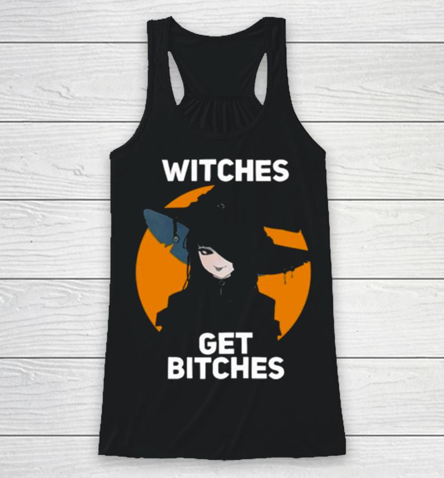 Artemis Of The Blue Witches Get Bitches Orange No Glasses Racerback Tank