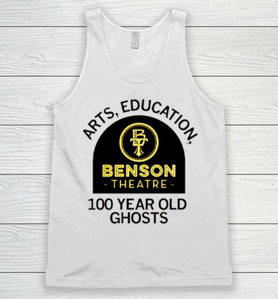 Arts Education Benson Theatre 100 Year Old Ghosts Unisex Tank Top
