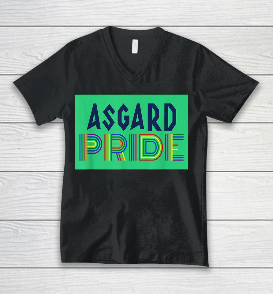Asgard Pride Rainbow Lgbt Pride Unisex V-Neck T-Shirt
