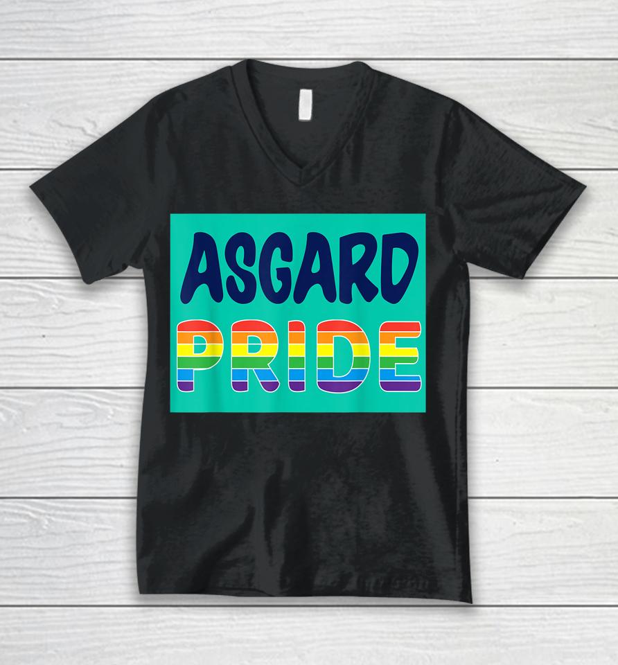 Asgard Pride Rainbow Lgbt Pride Unisex V-Neck T-Shirt