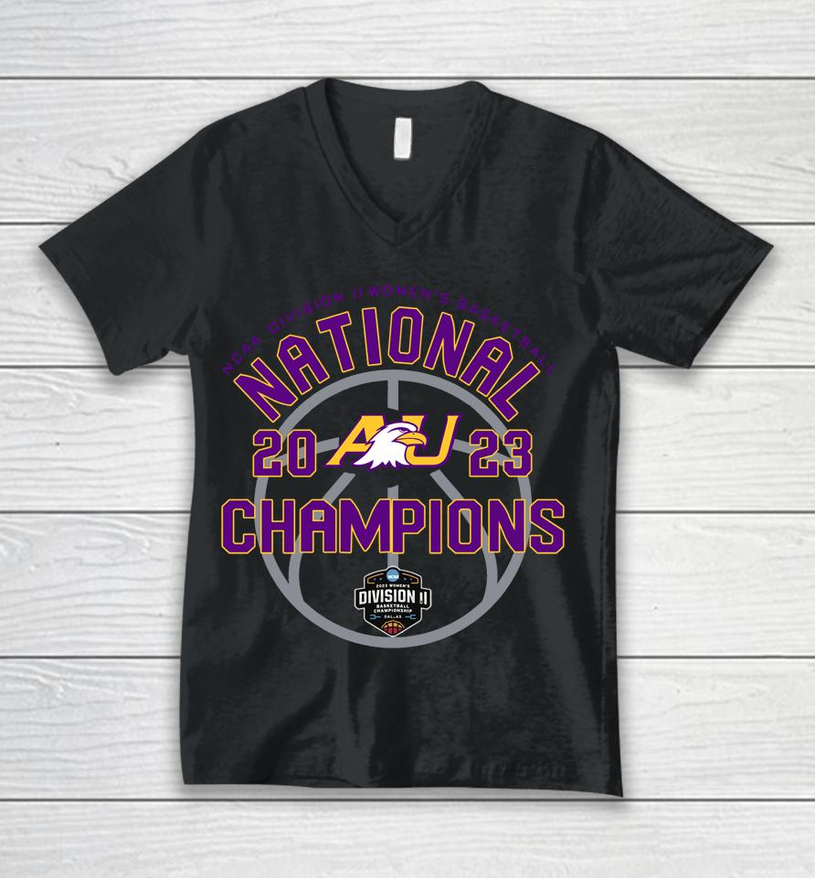 Ashland University Ncaa Division 2 Women's Basketball National Au 2023 Champions Unisex V-Neck T-Shirt