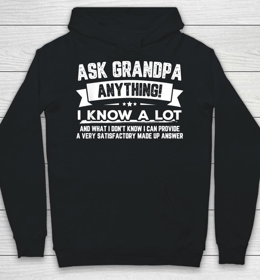 Ask Grandpa Anything Father's Day Hoodie