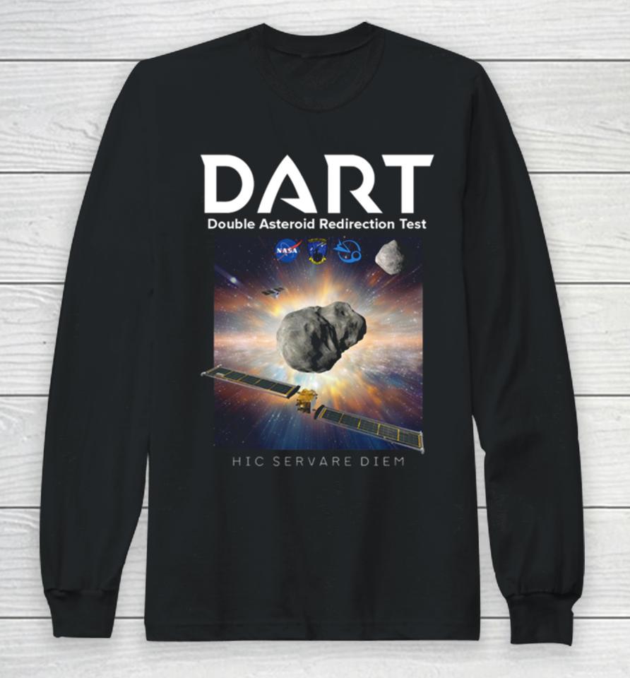 Astronomy Dart Double Asteroid Redirection Test Long Sleeve T-Shirt
