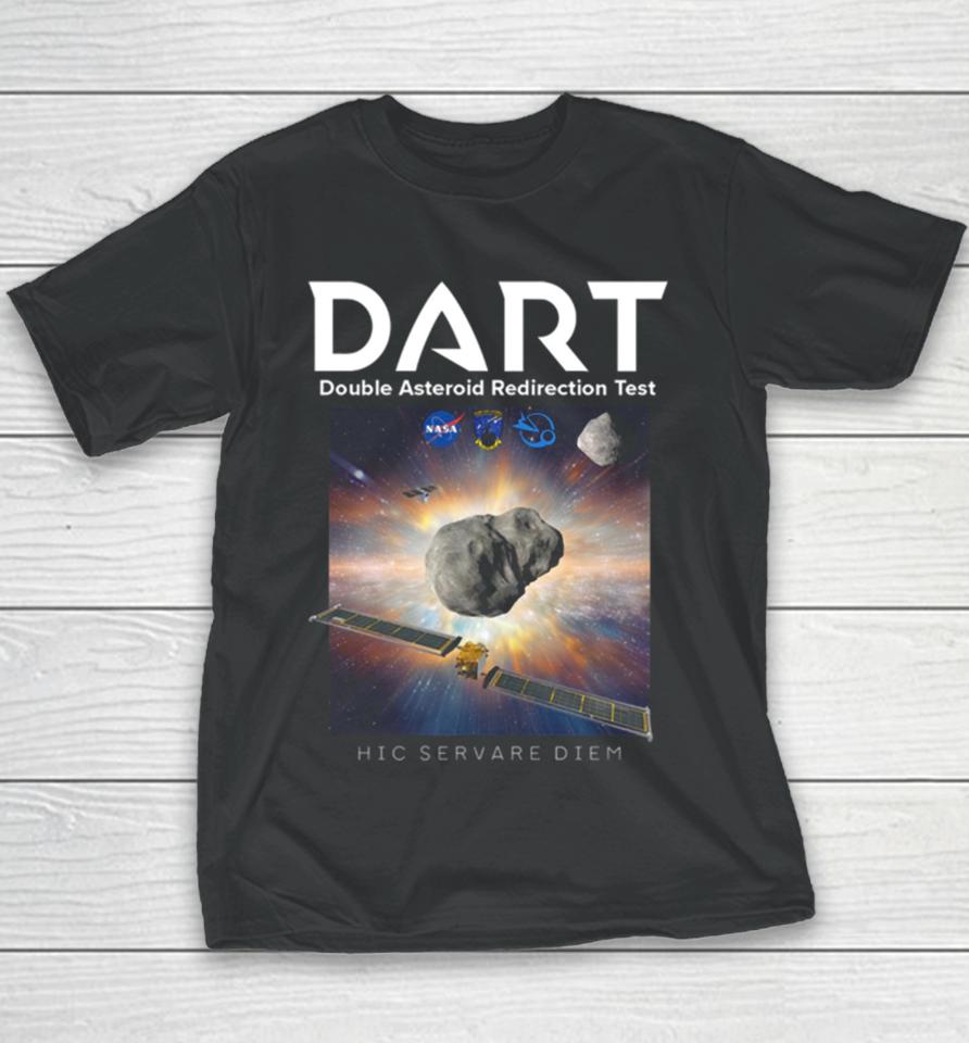 Astronomy Dart Double Asteroid Redirection Test Youth T-Shirt