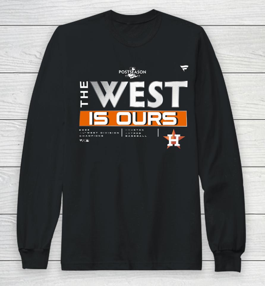 Astros Al West Champions Long Sleeve T-Shirt