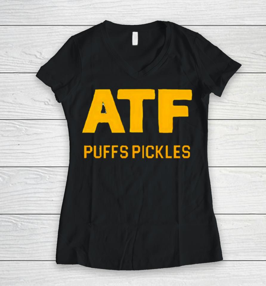 Atf Pickle Puffer Women V-Neck T-Shirt