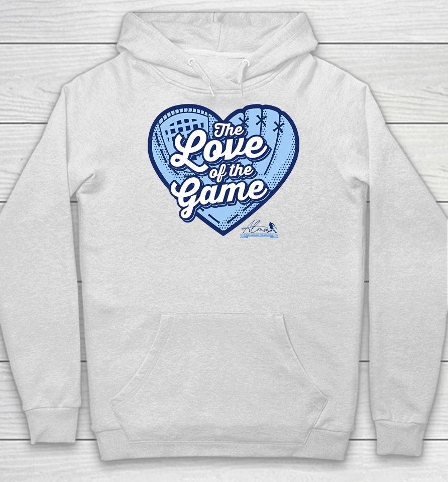 Athlete Logos The Love Of The Game Alonso Foundation Hoodie