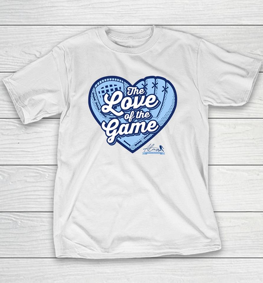 Athlete Logos The Love Of The Game Alonso Foundation Youth T-Shirt