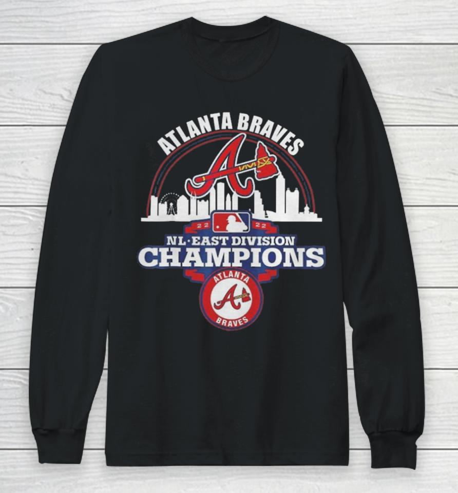 Atlanta Braves 2022 Nl East Division Champions Long Sleeve T-Shirt