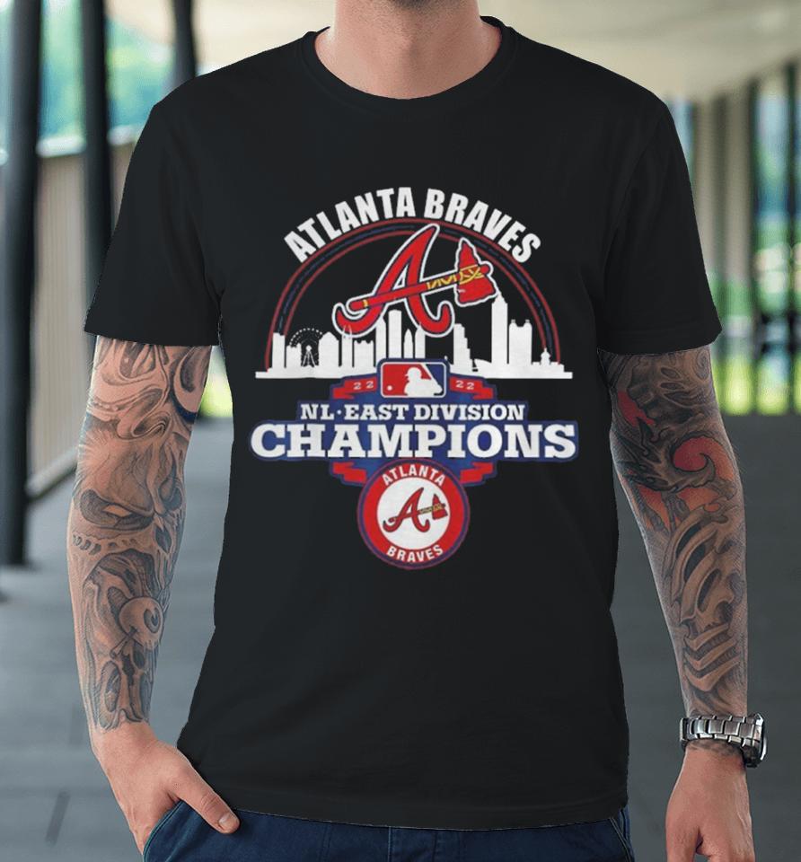 Atlanta Braves 2022 Nl East Division Champions Premium T-Shirt