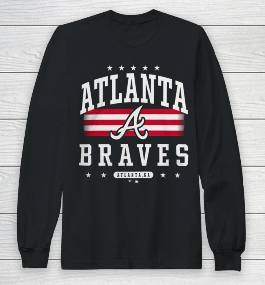 Atlanta Braves Americana Team Atlanta, Ga Logo Long Sleeve T-Shirt