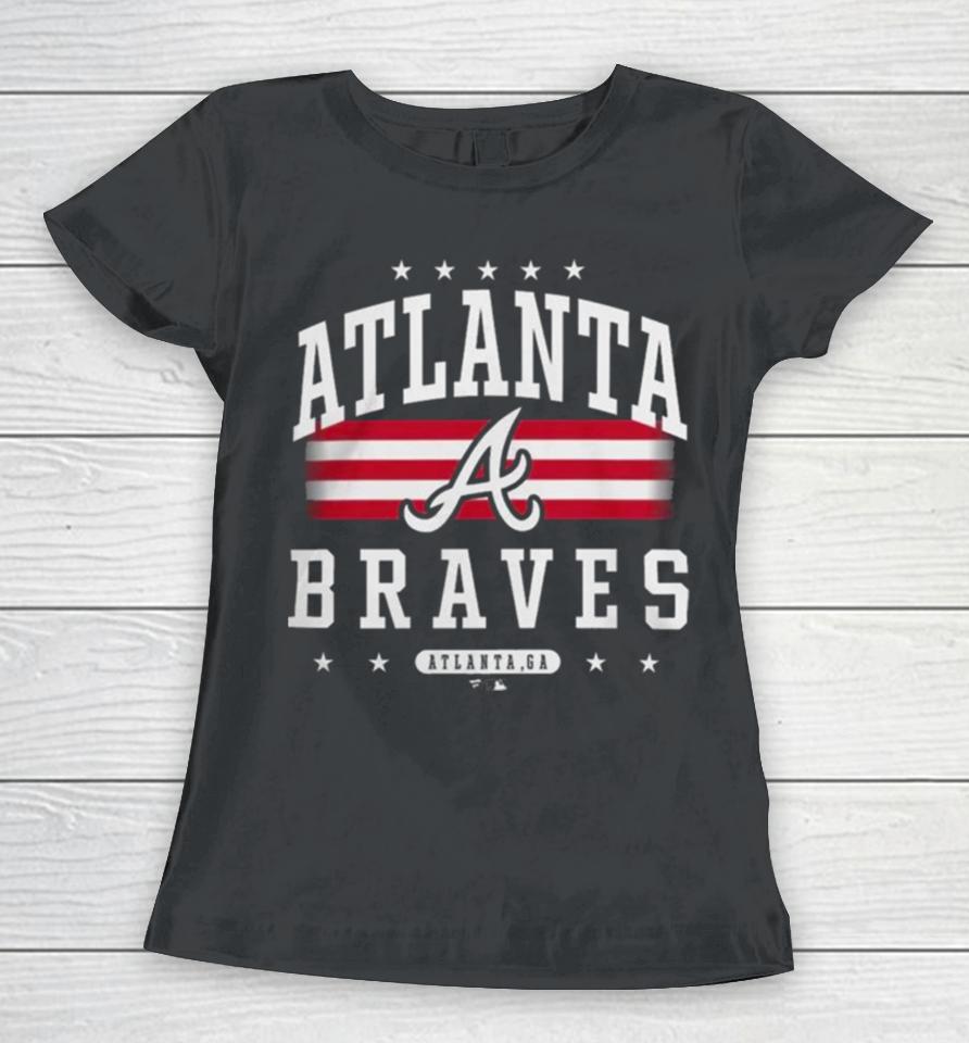 Atlanta Braves Americana Team Atlanta, Ga Logo Women T-Shirt