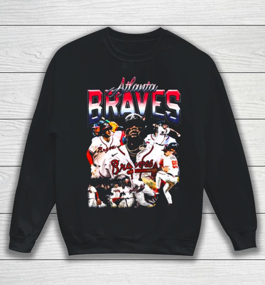 Atlanta Braves Baseball Tee » Vintage Heavyweight Sweatshirt