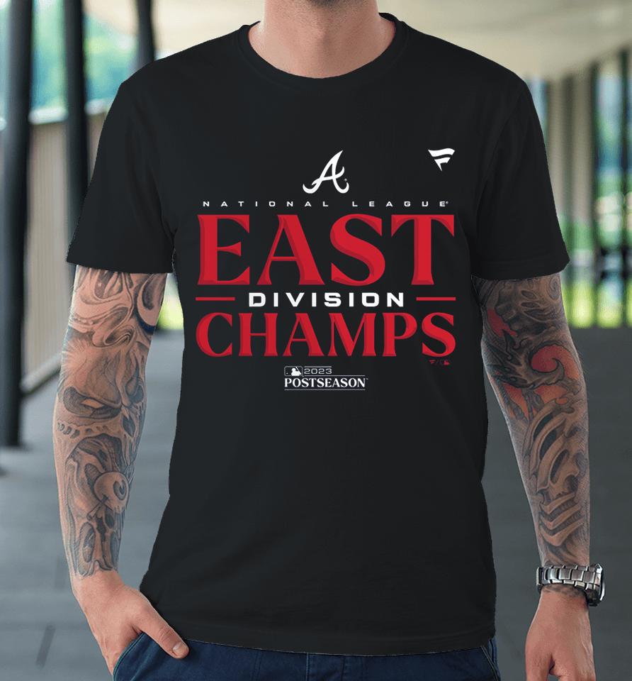Atlanta Braves Fanatics Branded 2023 Nl East Division Champions Locker Room Premium T-Shirt