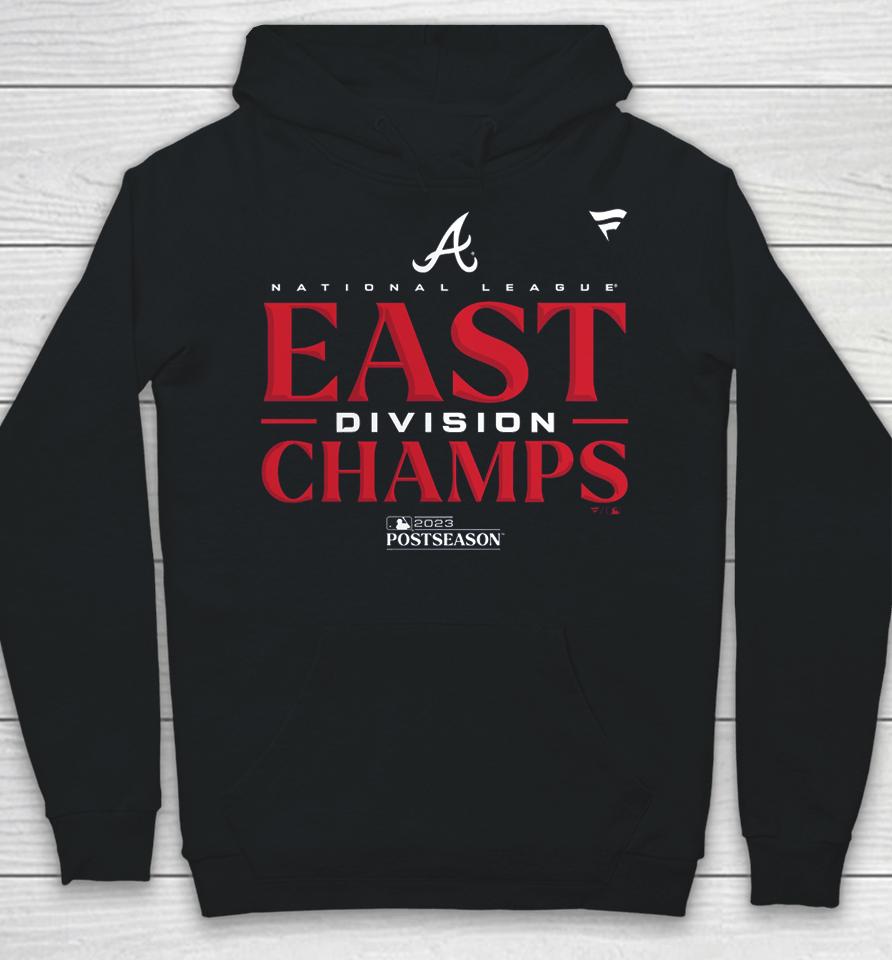 Atlanta Braves Fanatics Branded 2023 Nl East Division Champions Locker Room Hoodie