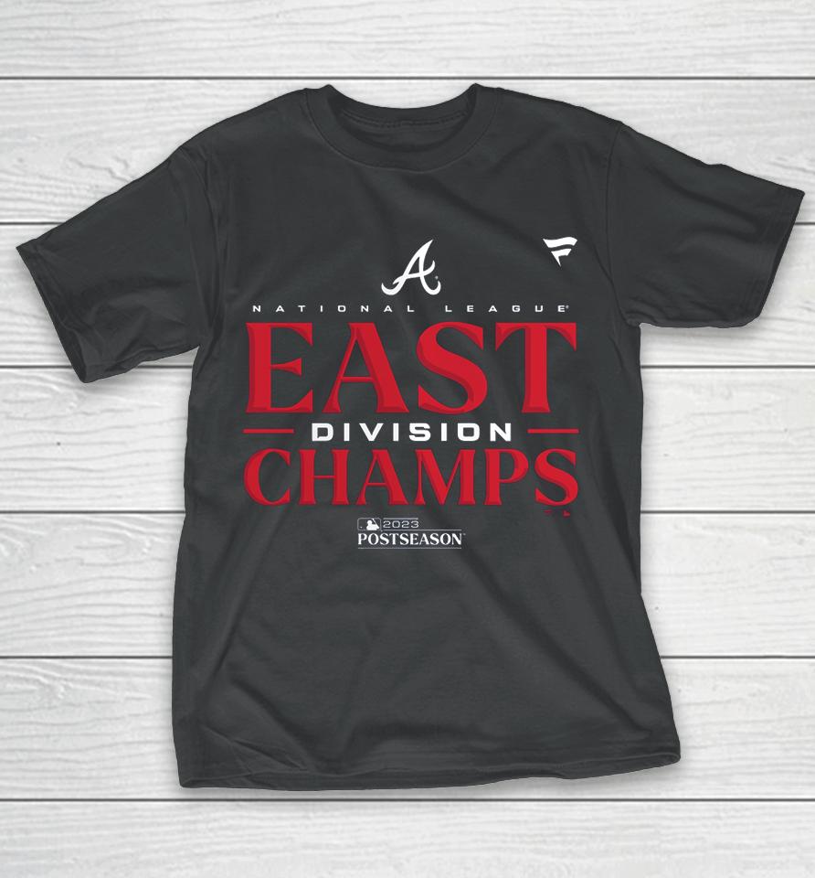 Atlanta Braves Fanatics Branded 2023 Nl East Division Champions Locker Room T-Shirt