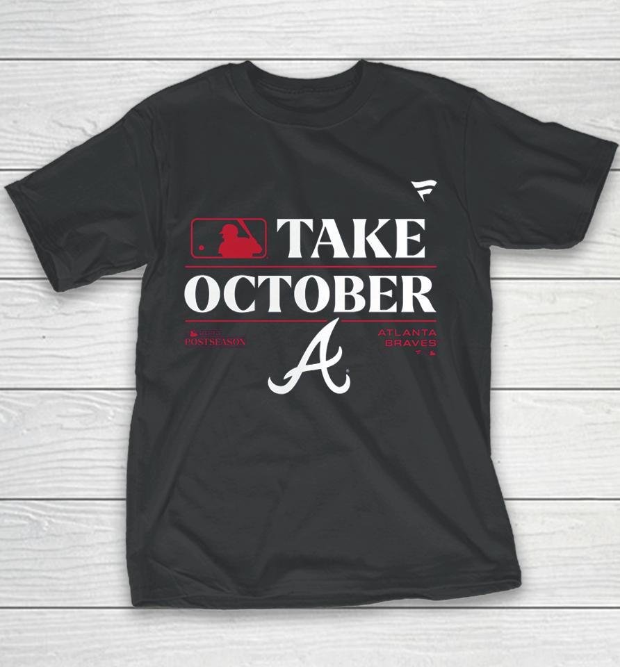 Atlanta Braves Fanatics Branded 2023 Postseason Locker Room Youth T-Shirt
