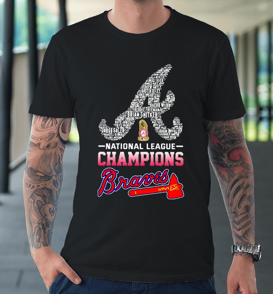 Atlanta Braves National League Champions Premium T-Shirt
