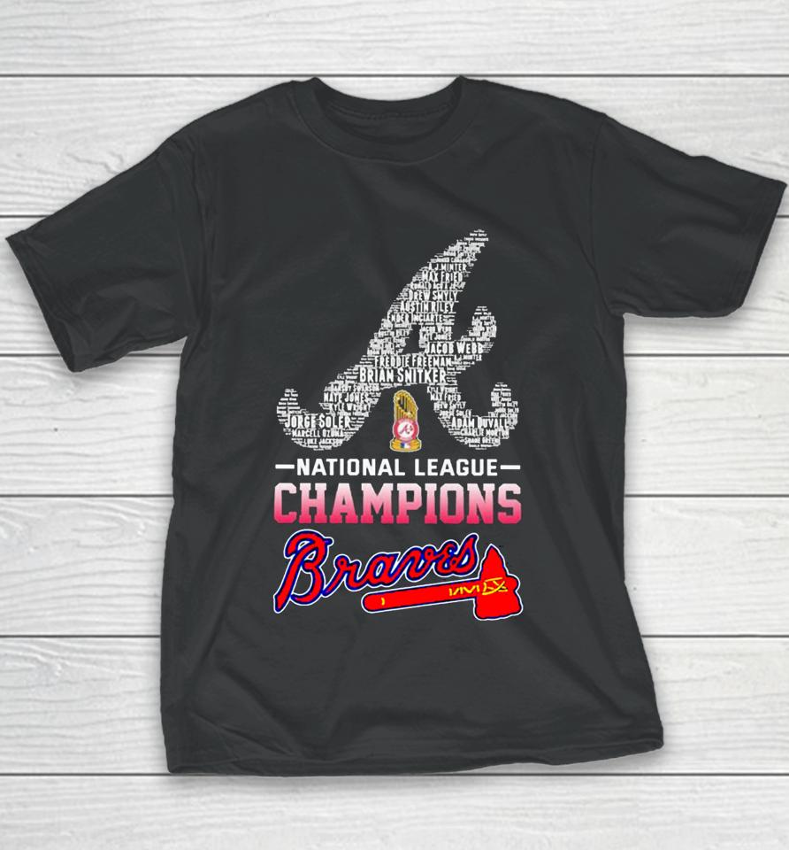 Atlanta Braves National League Champions Youth T-Shirt
