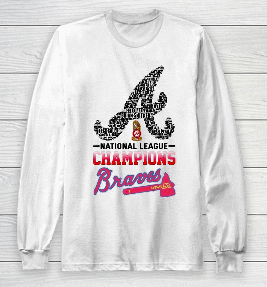 Atlanta Braves National League Champions Long Sleeve T-Shirt