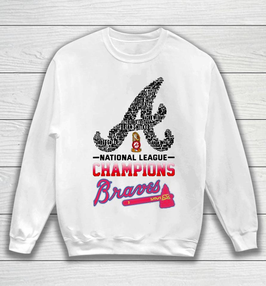 Atlanta Braves National League Champions Sweatshirt
