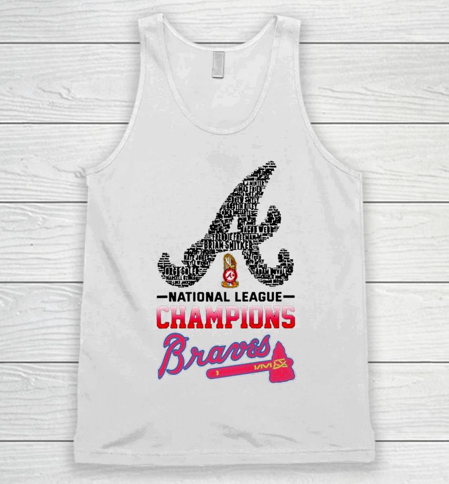 Atlanta Braves National League Champions Unisex Tank Top