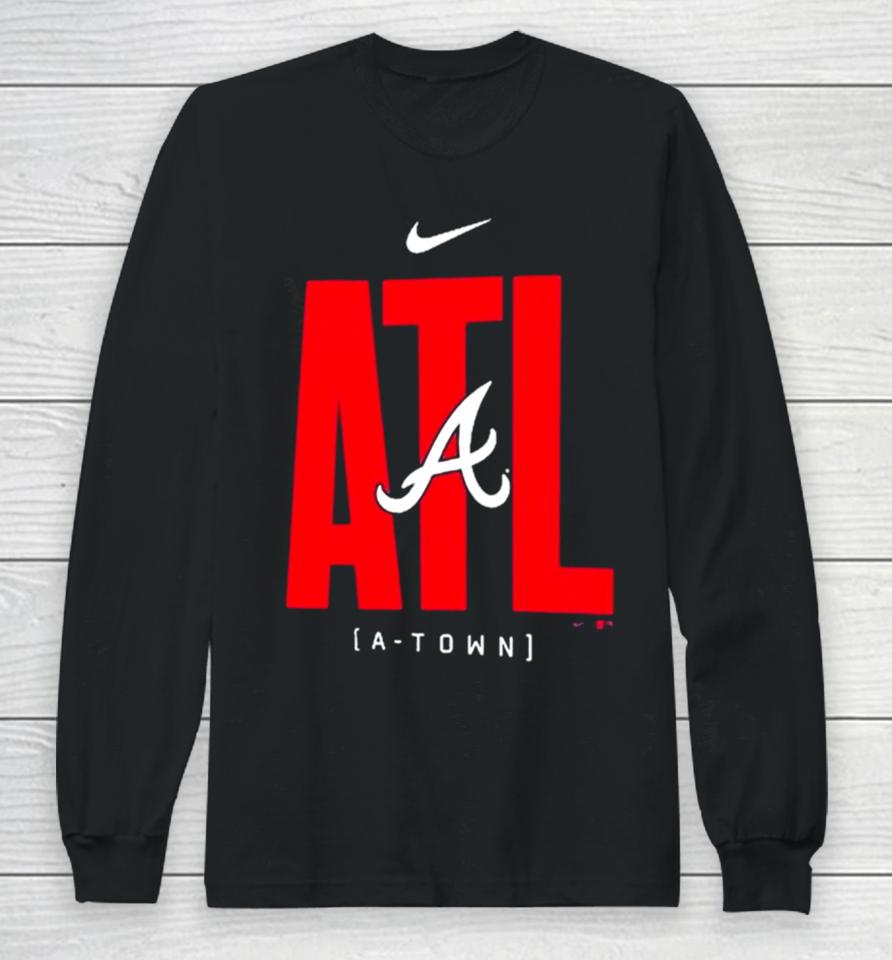 Atlanta Braves Nike Youth Scoreboard Long Sleeve T-Shirt