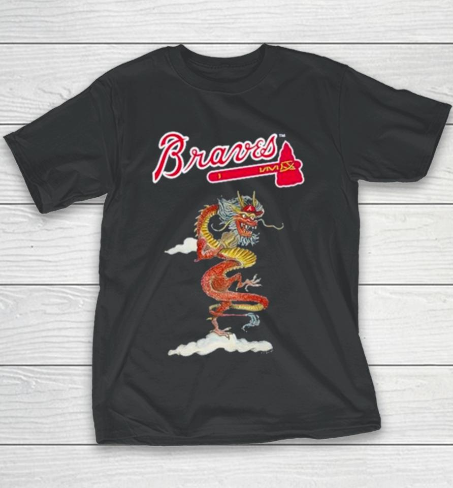 Atlanta Braves Tiny Turnip Infant 2024 Year Of The Dragon Youth T-Shirt