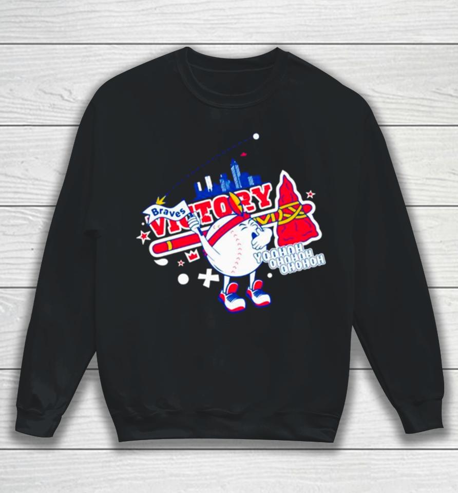 Atlanta Braves Victory Baseball Mascot Sweatshirt