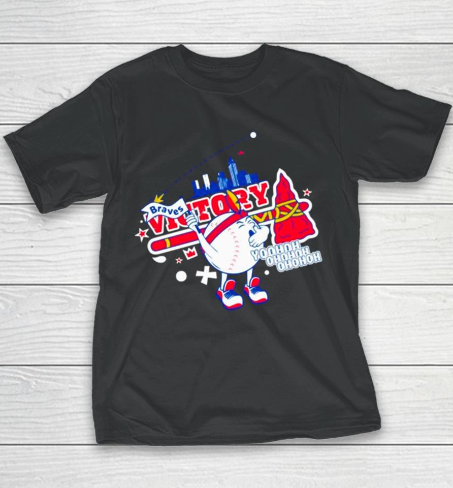 Atlanta Braves Victory Baseball Mascot Youth T-Shirt