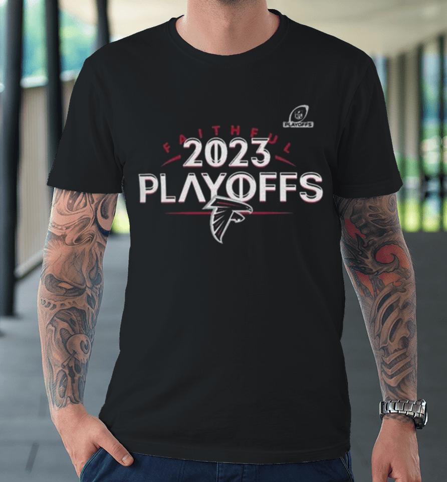 Atlanta Falcons 2023 Nfl Playoffs Faithful Premium T-Shirt
