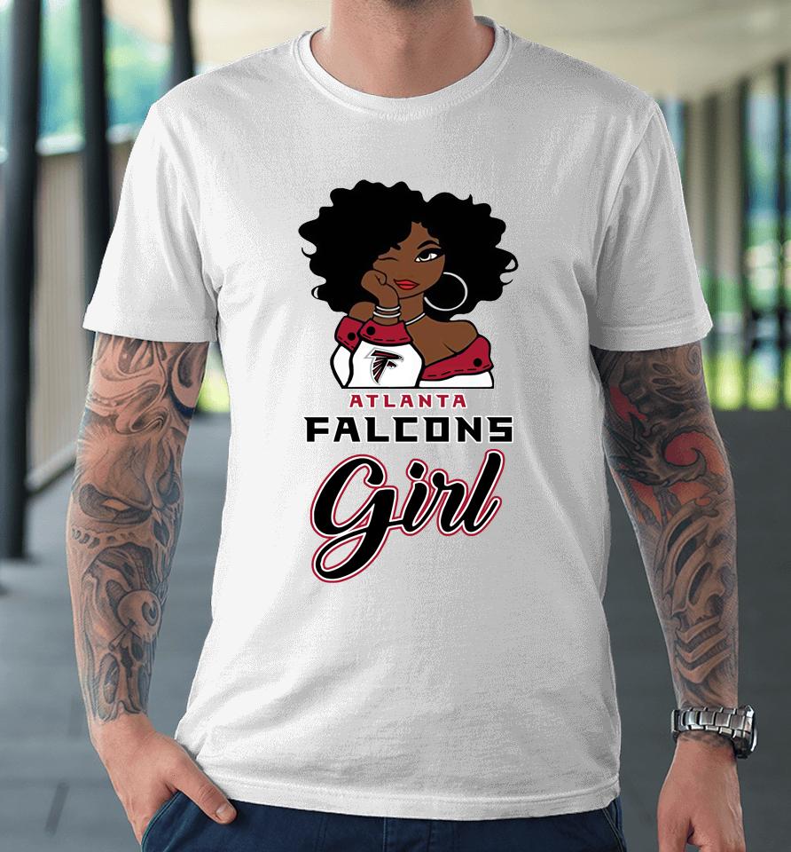 Atlanta Falcons Girl Nfl Premium T-Shirt