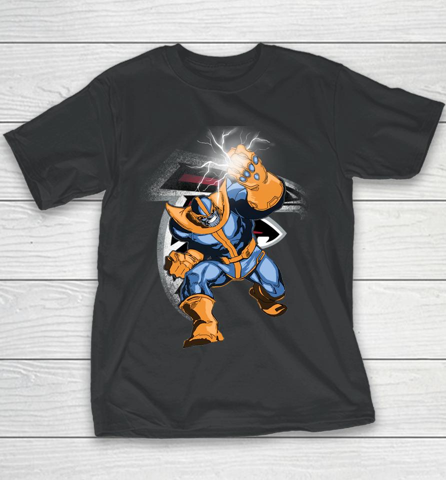 Atlanta Falcons Nfl Football Thanos Avengers Infinity War Marvel Youth T-Shirt