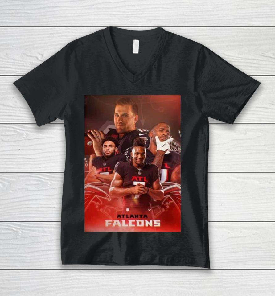 Atlanta Falcons Offense Looking Fully Loaded Unisex V-Neck T-Shirt