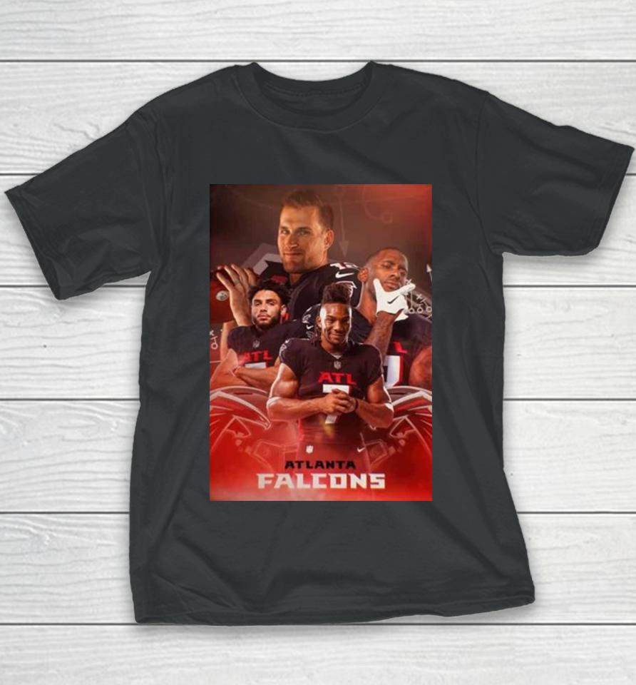 Atlanta Falcons Offense Looking Fully Loaded Youth T-Shirt