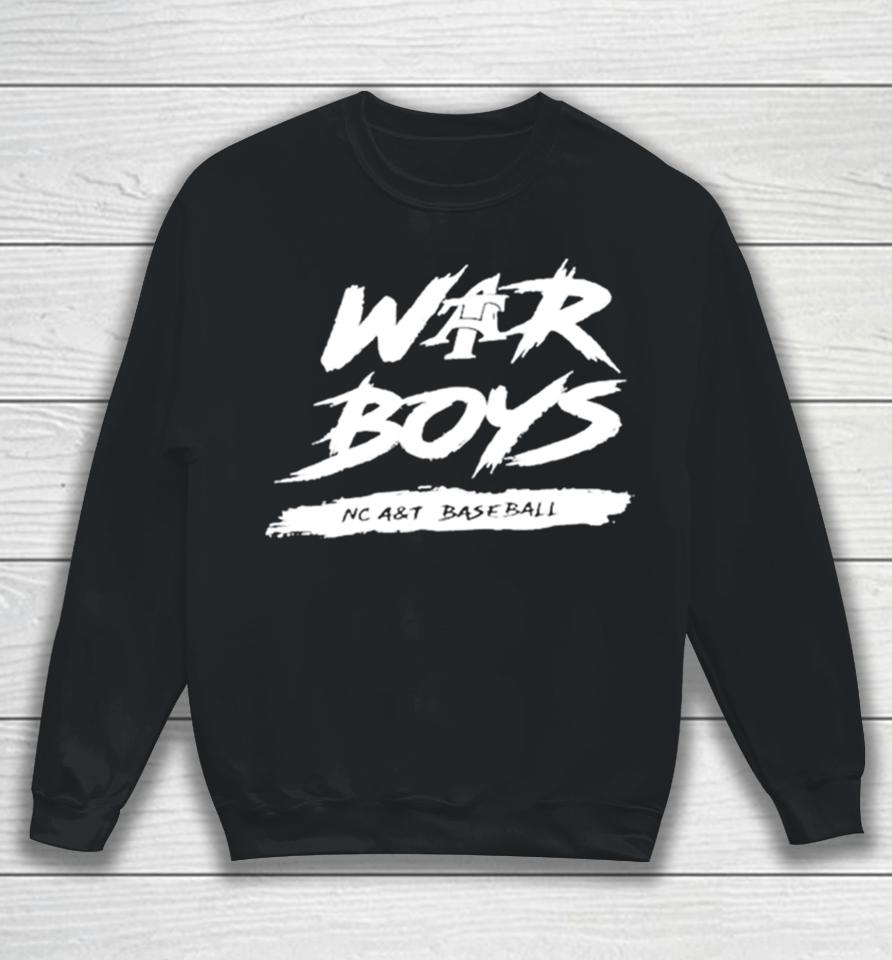 Atlanta War Boys Nc A&Amp;T Baseball Sweatshirt