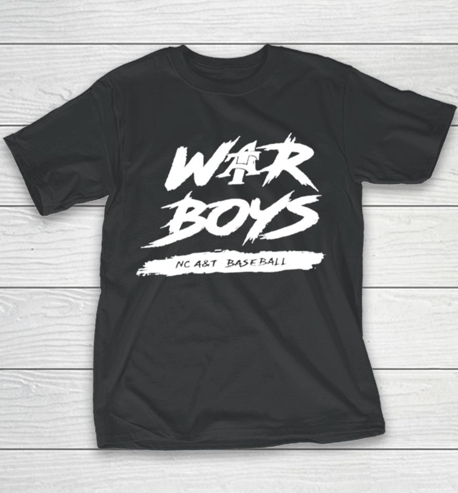 Atlanta War Boys Nc A&Amp;T Baseball Youth T-Shirt