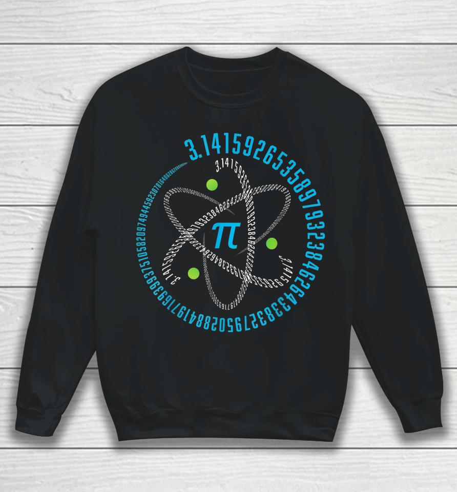 Atom Pi Math Pi Day Sweatshirt