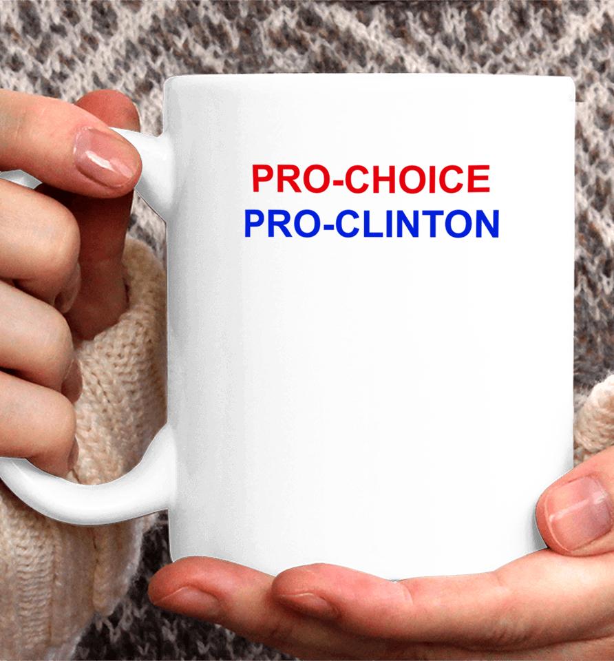 Aubrey Plaza Wearing Pro Choice Pro Clinton Coffee Mug