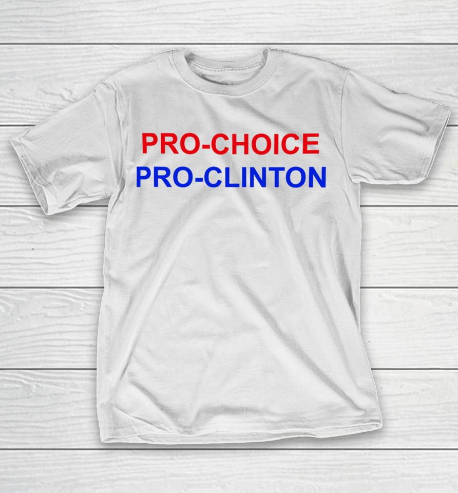 Aubrey Plaza Wearing Pro Choice Pro Clinton T-Shirt
