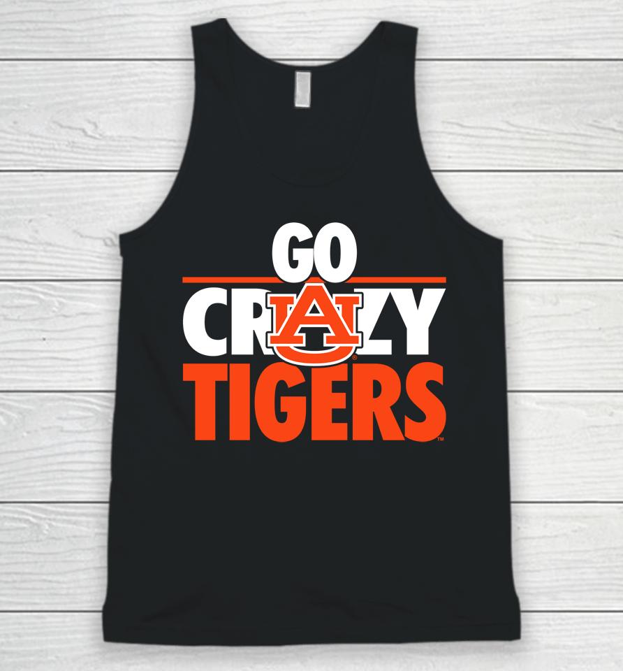 Auburn Football Go Crazy Tigers Unisex Tank Top